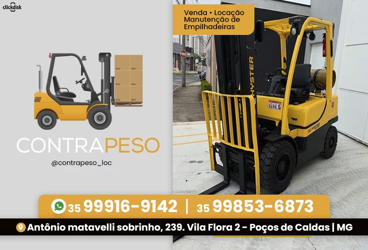 Banner CONTRA PESO EMPILHADEIRA